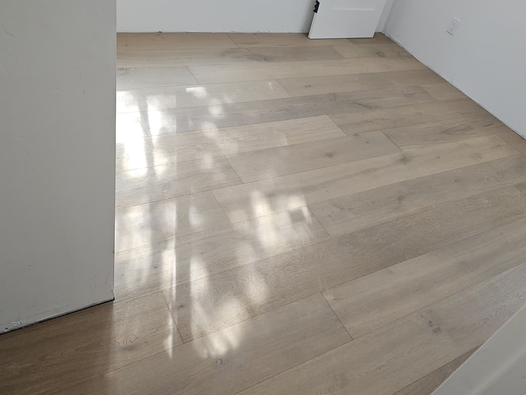 Installing wood flooring